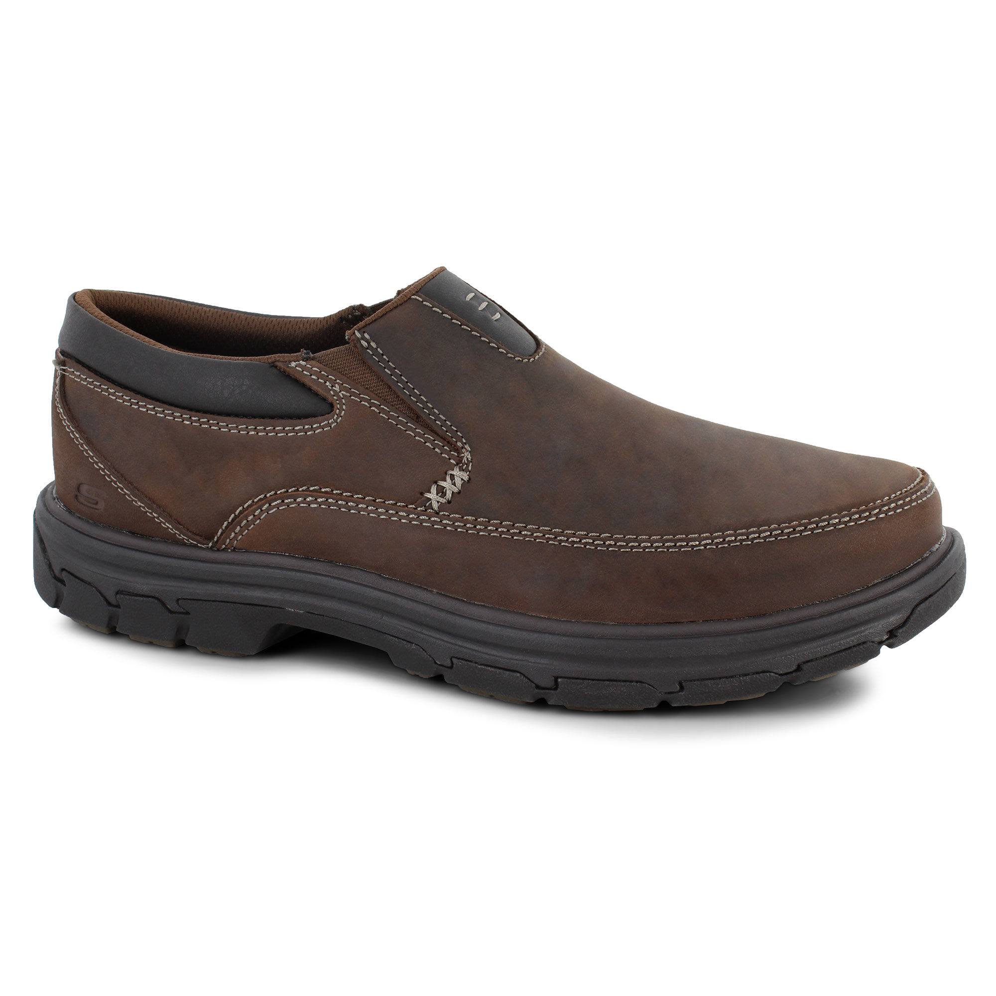 Men's Skechers Relaxed Fit Segment The Search Loafer Dark Brown 10.5 M