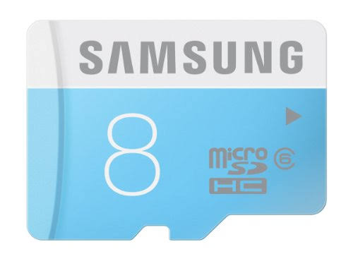 Samsung 8GB microSDHC Class 6 Card with SD Adapter MB-MS08D New