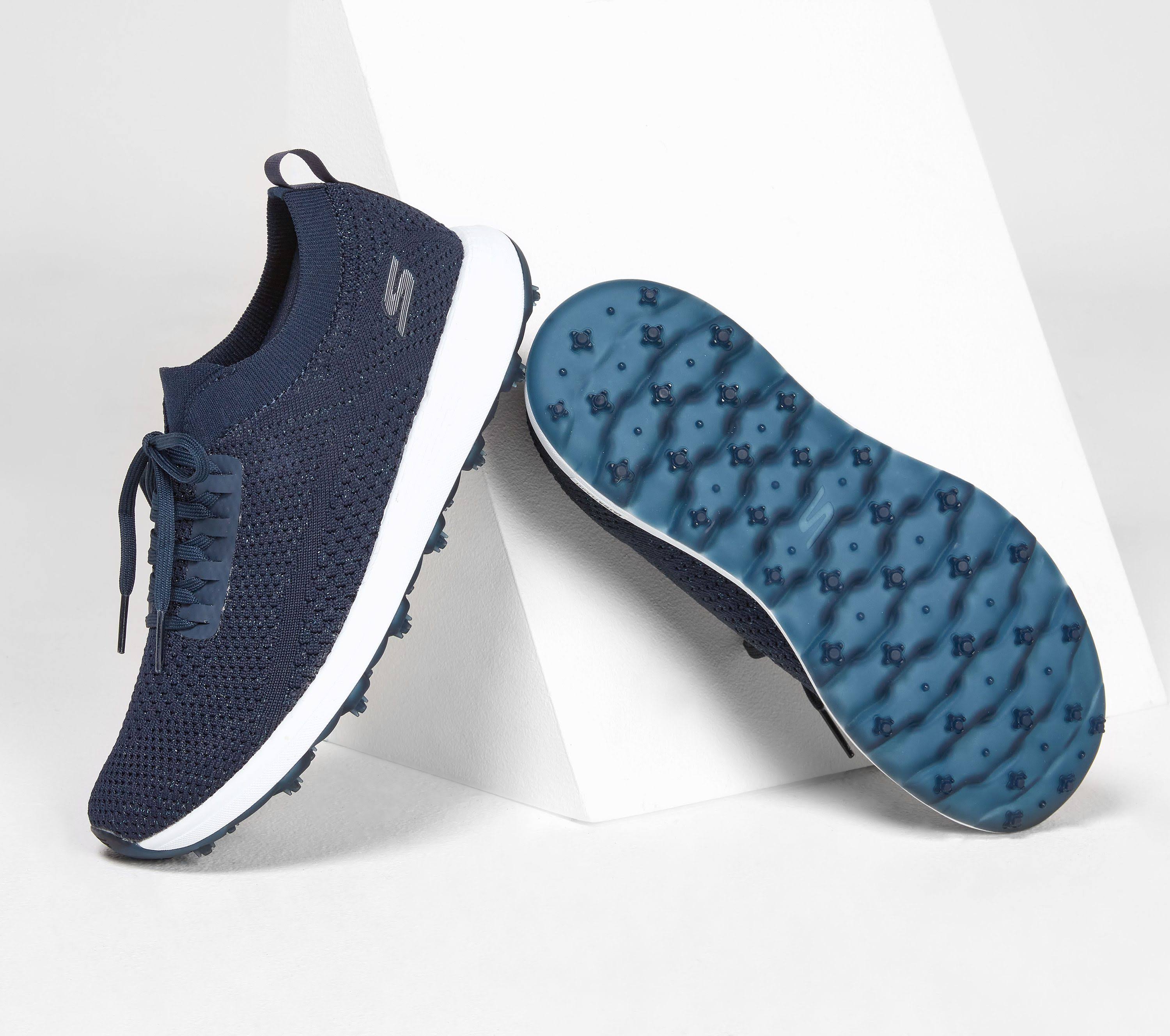 Skechers Women's Go Golf Max Glitter Golf Shoes Navy/White M 9