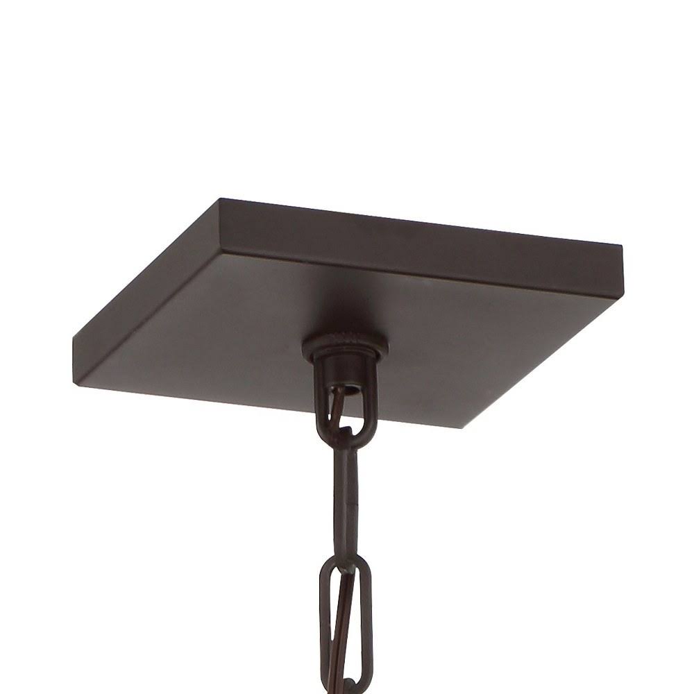 Crystorama 2240-PN Sylvan 1 Light Pendant, Polished Nickel