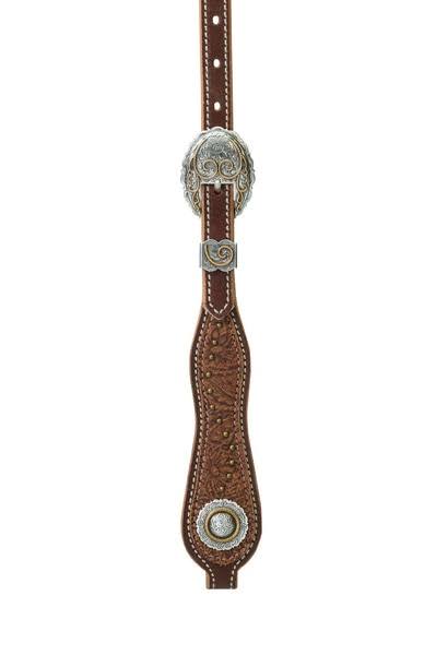 Weaver Leather Western Edge Headstall - Sunset - Sliding Ear