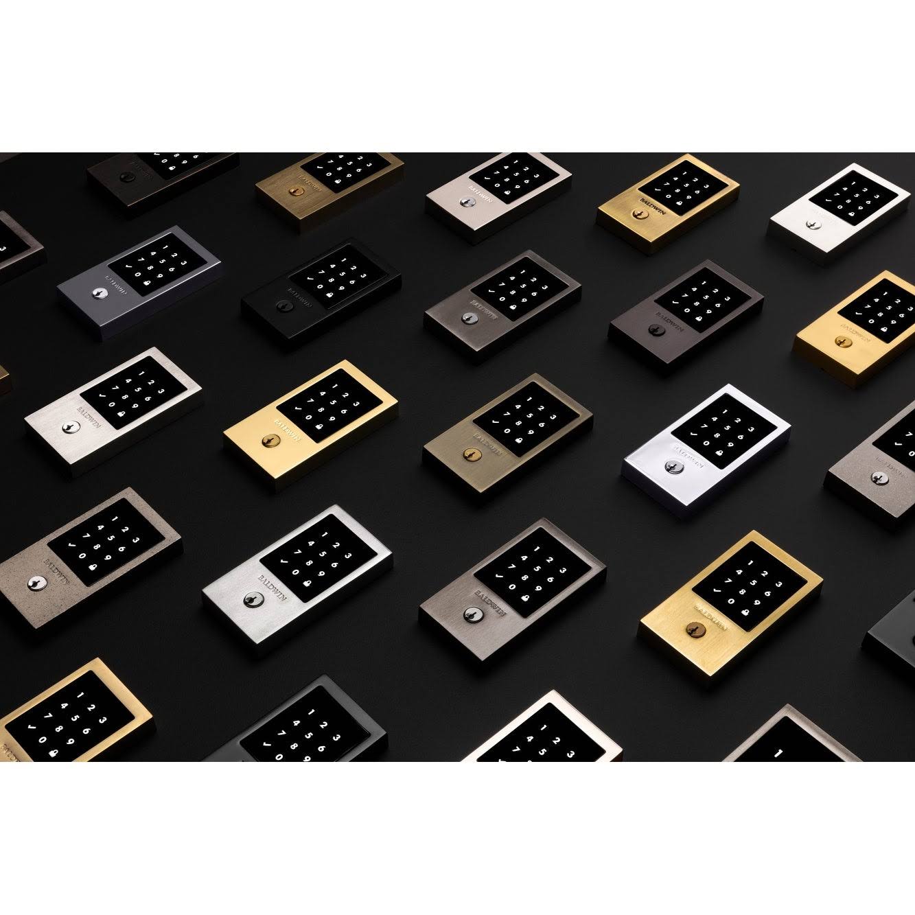 Baldwin 8225.ZW Touchscreen Minneapolis Z-Wave Deadbolt - Vintage Brass