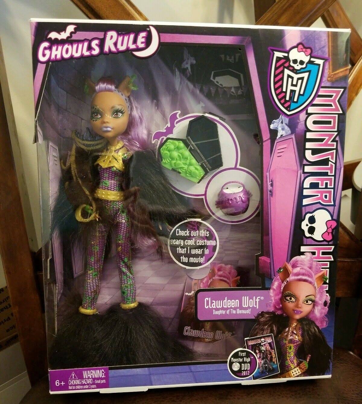 Monster High Ghouls Rule Clawdeen Wolf Doll
