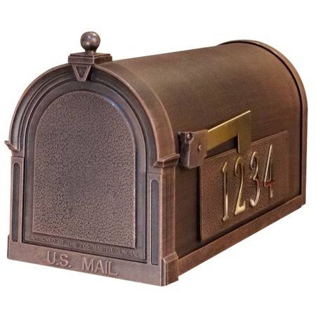 Special Lite Products Berkshire Curbside Mailbox with Side Numbers