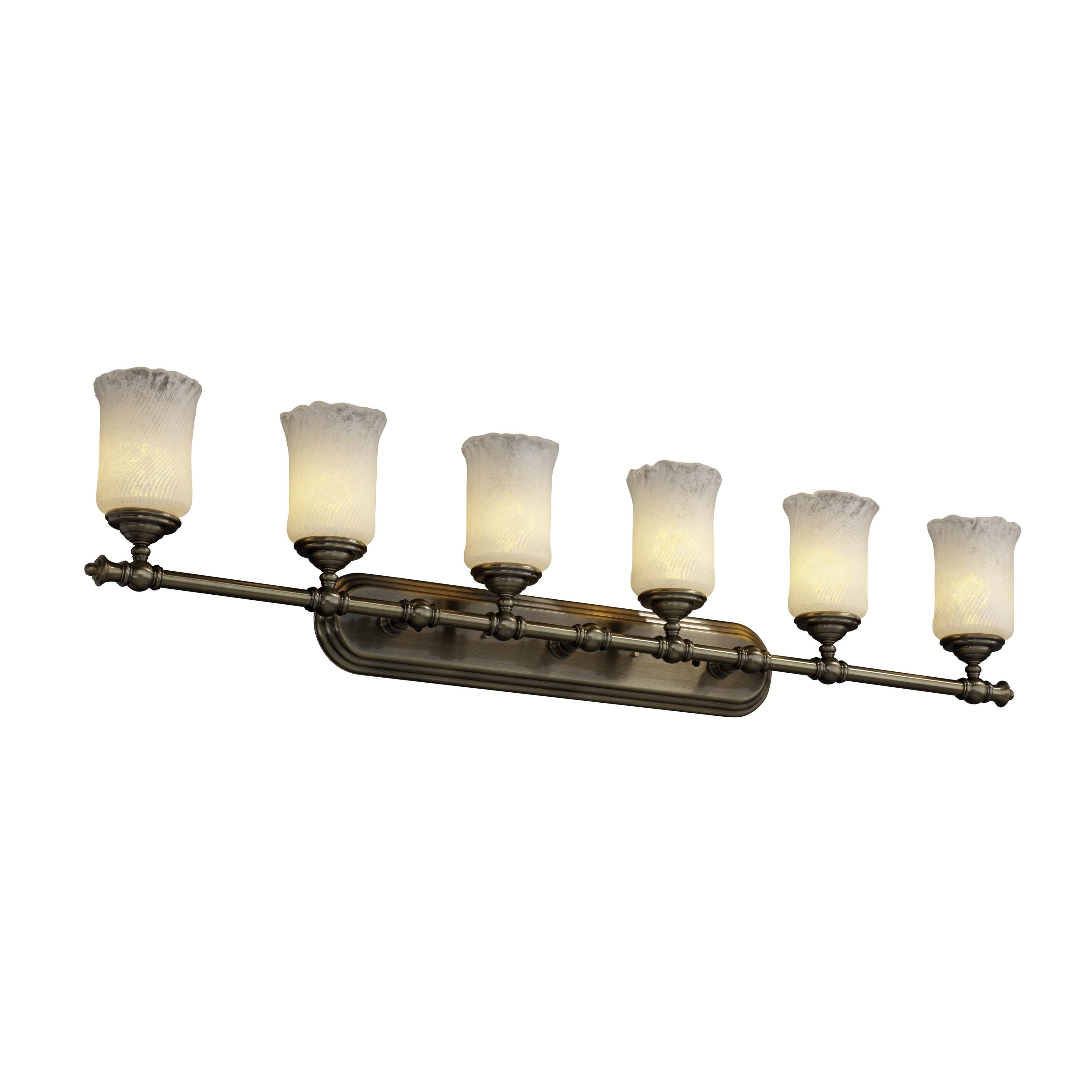 Justice Design Group Veneto Luce-Tradition 6-Light Bath Bar
