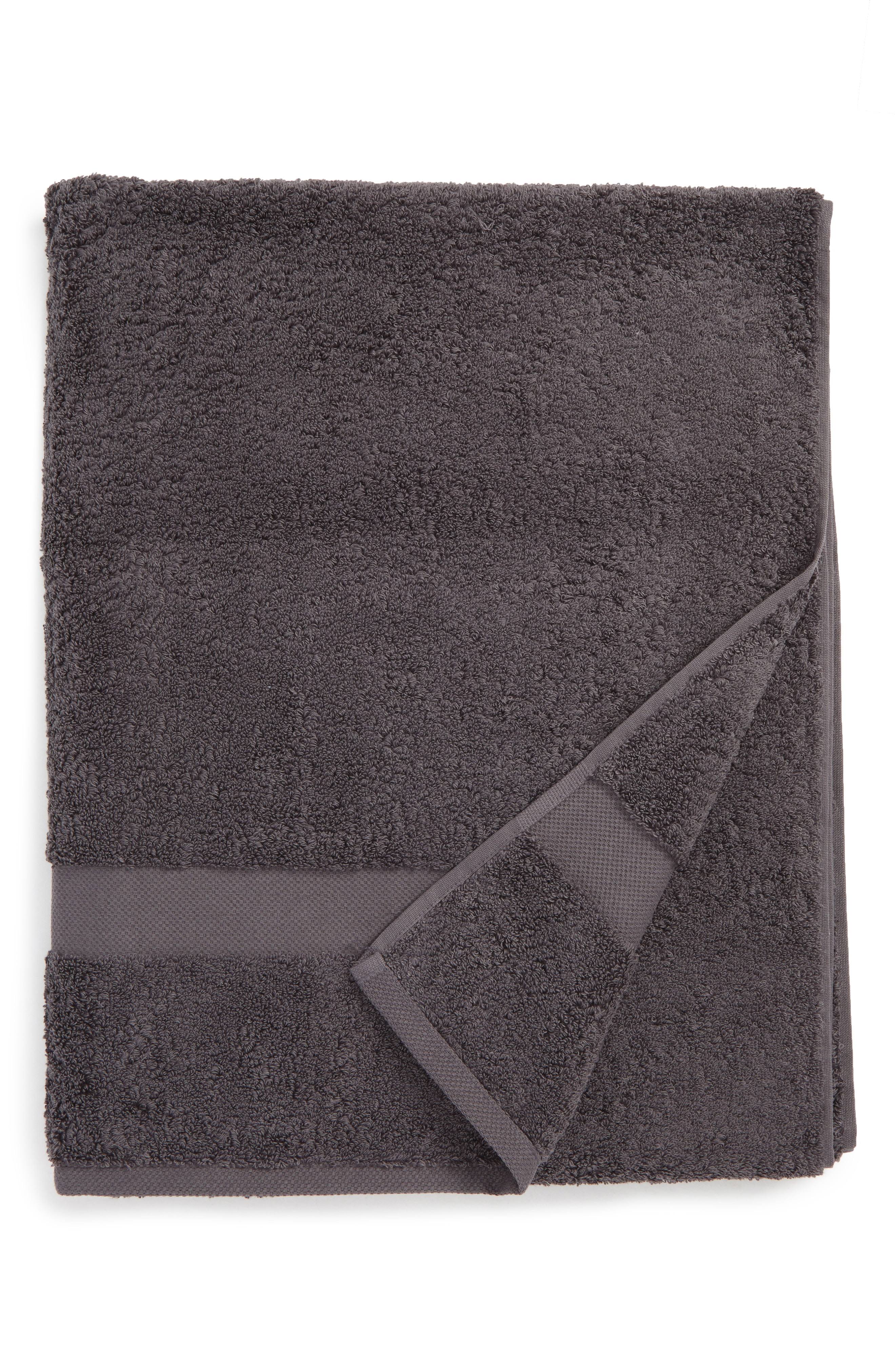 Matouk Lotus Bath Towel - Charcoal