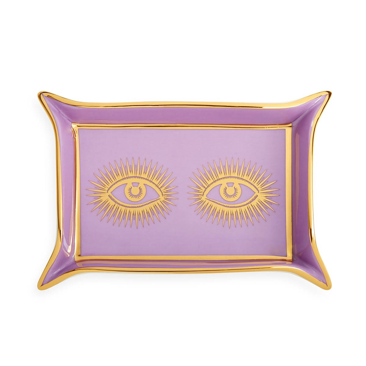Jonathan Adler Porcelain Muse Eyes Valet Tray