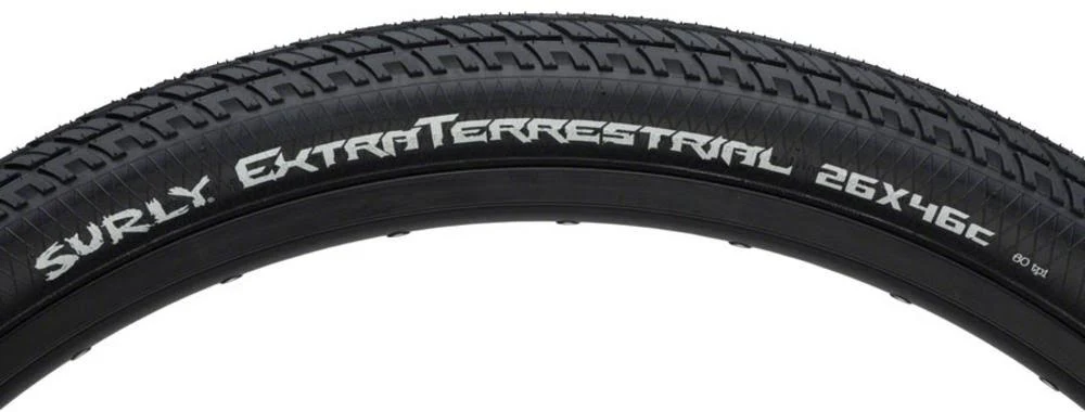 Surly Extraterrestrial Tire - 26 x 46C Tubeless Folding Black 60tpi