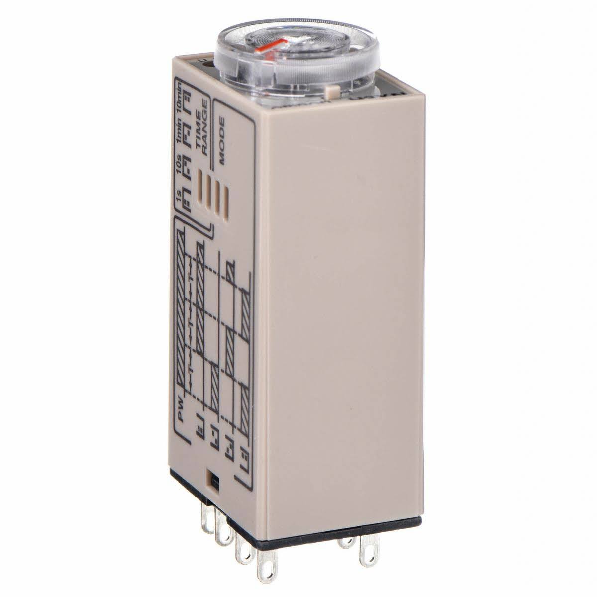 Omron H3YN-2 AC100-120 Time Delay Relay, 120VAC, 5A, DPDT, Square