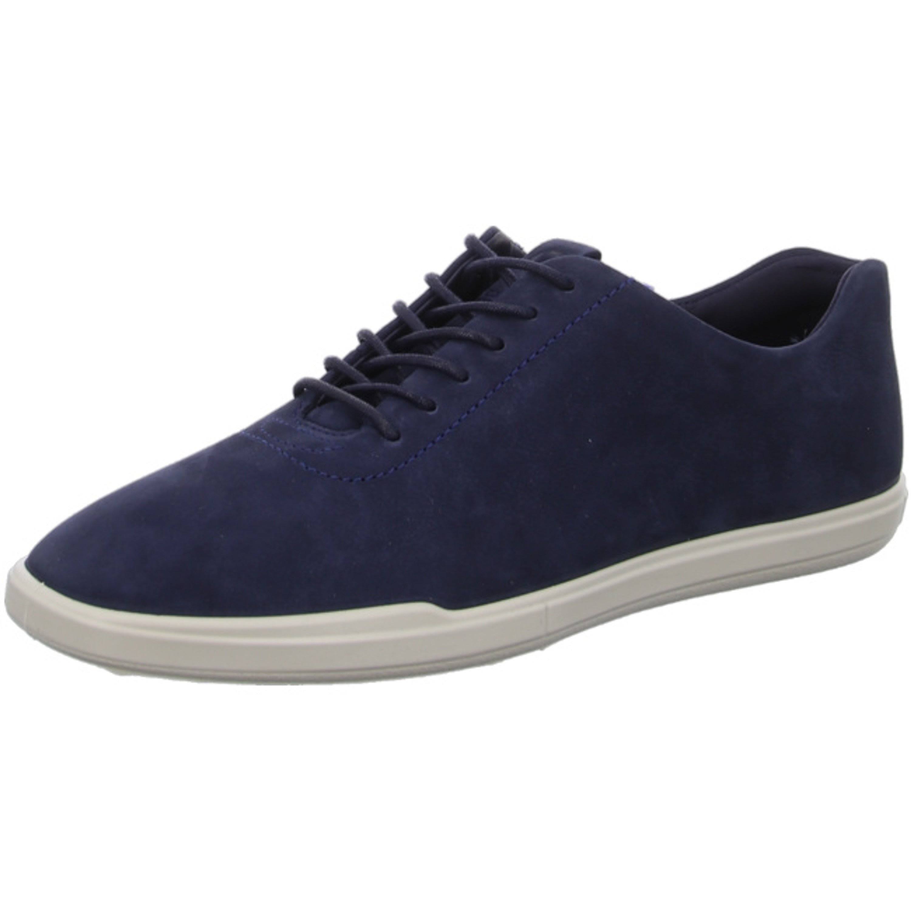 Ecco Sporty Lace-Up Shoes for Women Blue Blue / EU 38