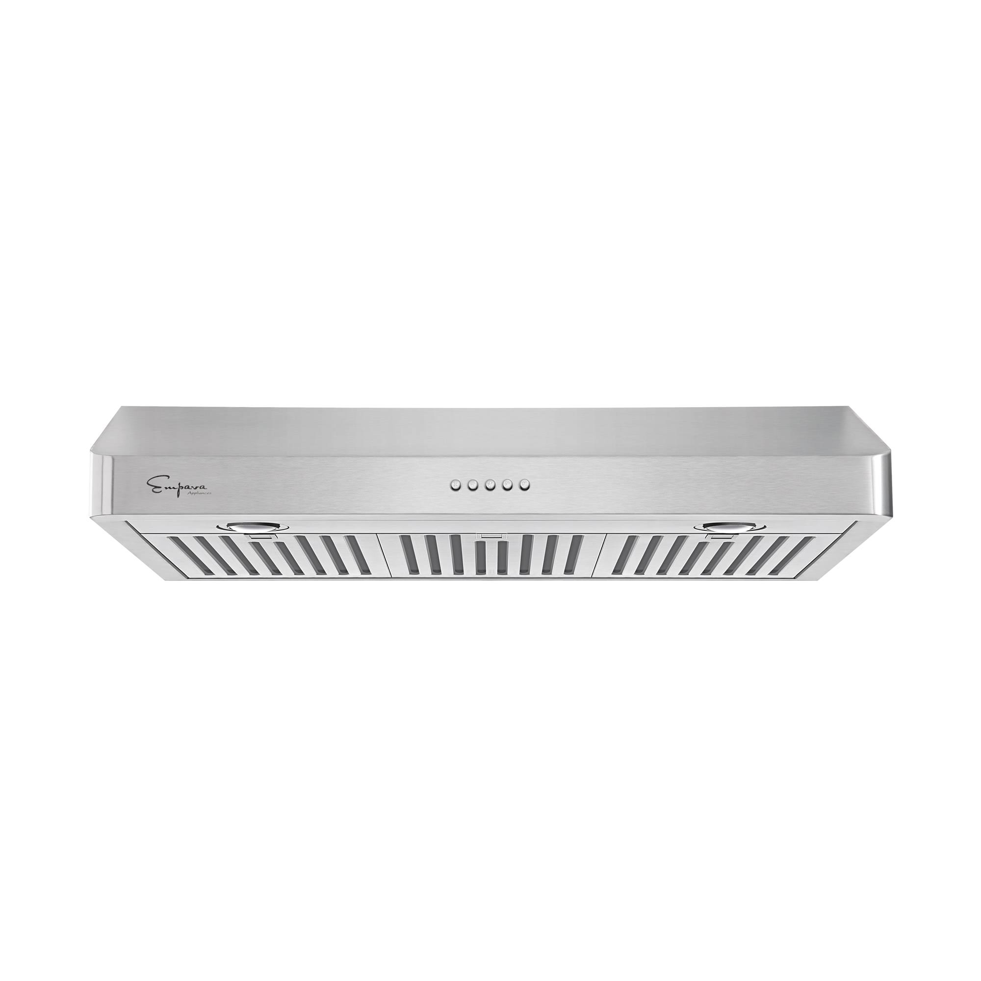 Empava 36 in. 500 CFM Ducted Under Cabinet Range Hood with Push Button Controls Stainless Steel | EMPV-36RH12