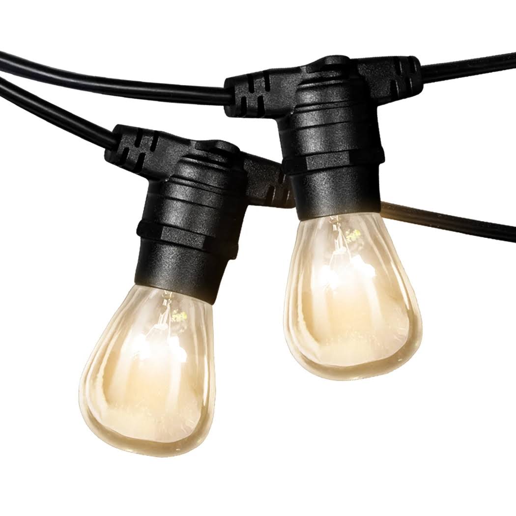 EMITTO 20m Festoon String Lights Kits Christmas Wedding Party Waterproof Indoor/Outdoor