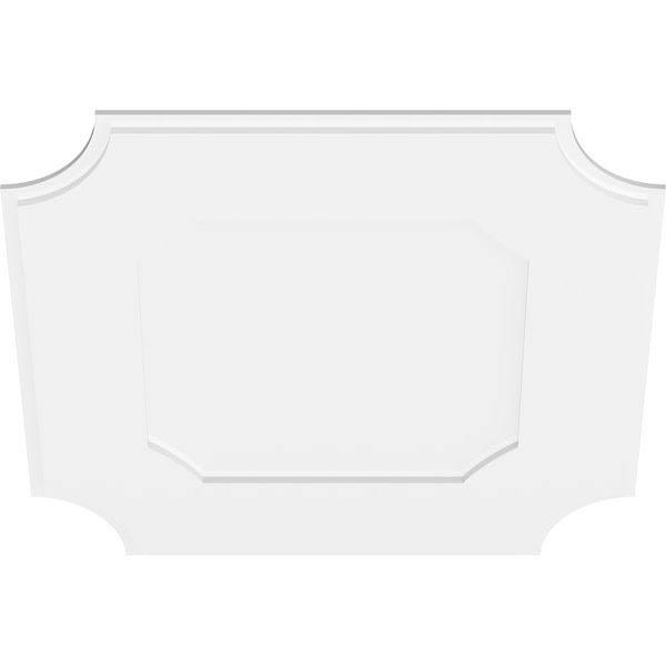 36 inchod x 21 1/2 inchc x 1 inchp Locke Architectural Grade PVC Contemporary Ceiling Medallion