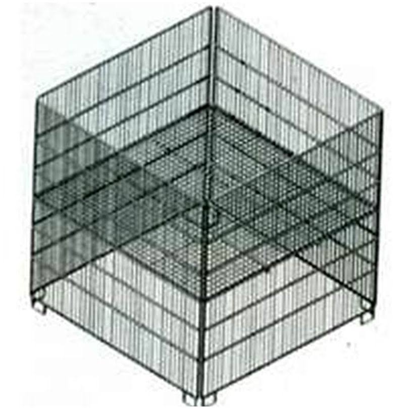 Southern Imperial R40-cldb-sq Dump Bin, Square, Zinc