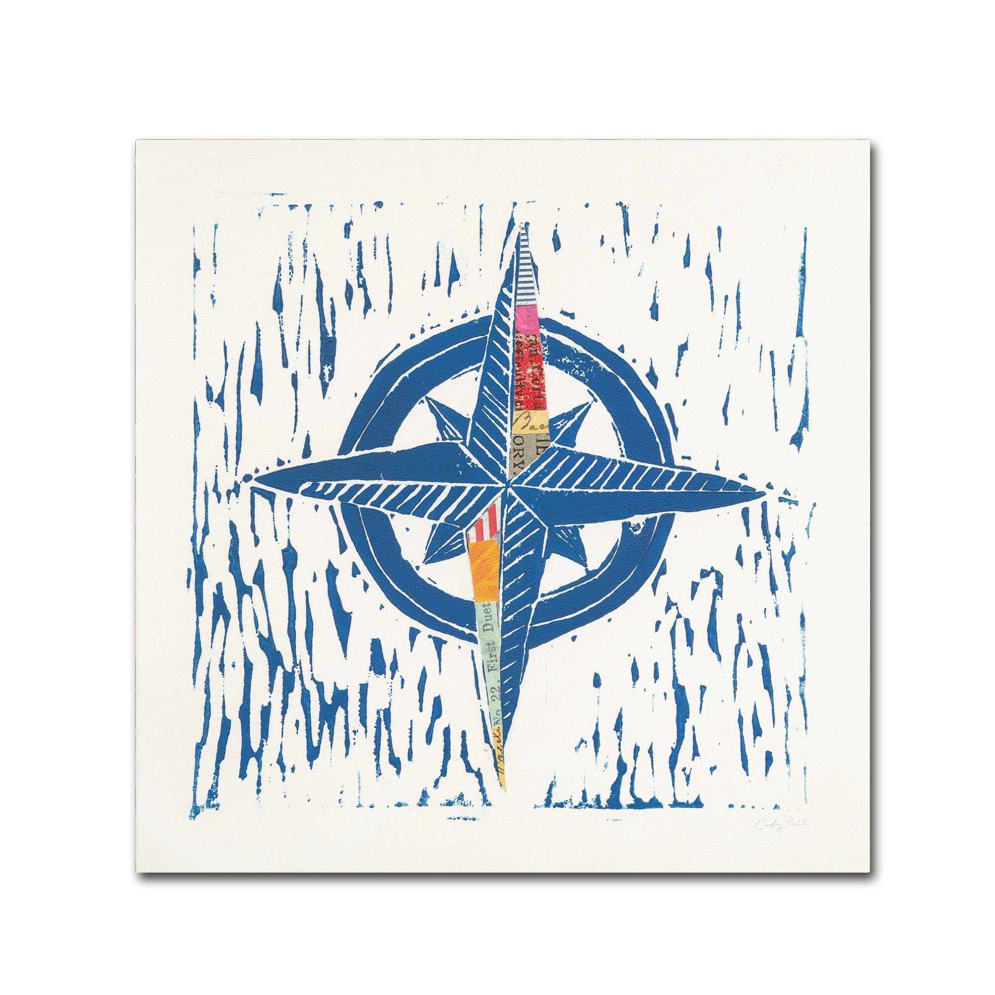 Trademark Art Courtney Prahl 'Nautical Collage I' Gallery-Wrapped Canvas Art