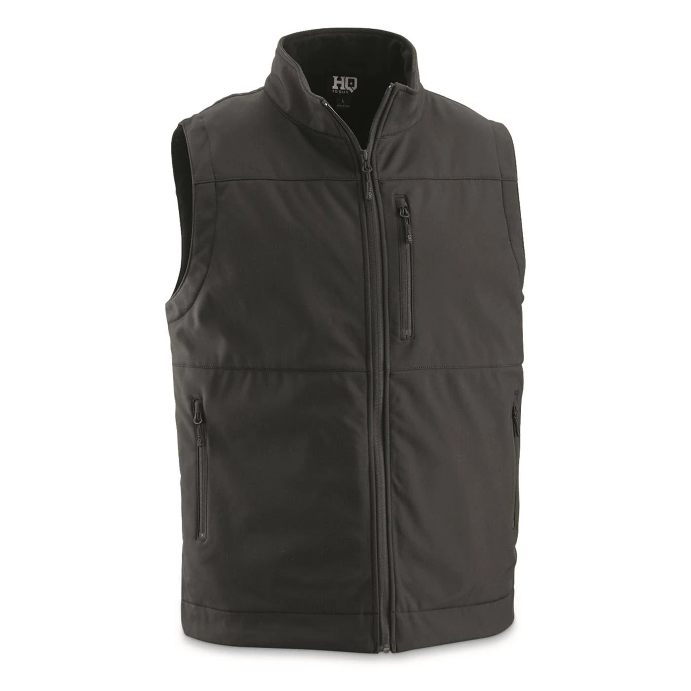 HQ Issue Soft Shell Concealment Vest, Size: XL, Black