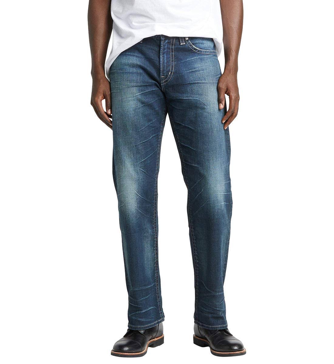 Silver Jeans Co. Men's Gordie Loose Fit Straight Leg Jeans
