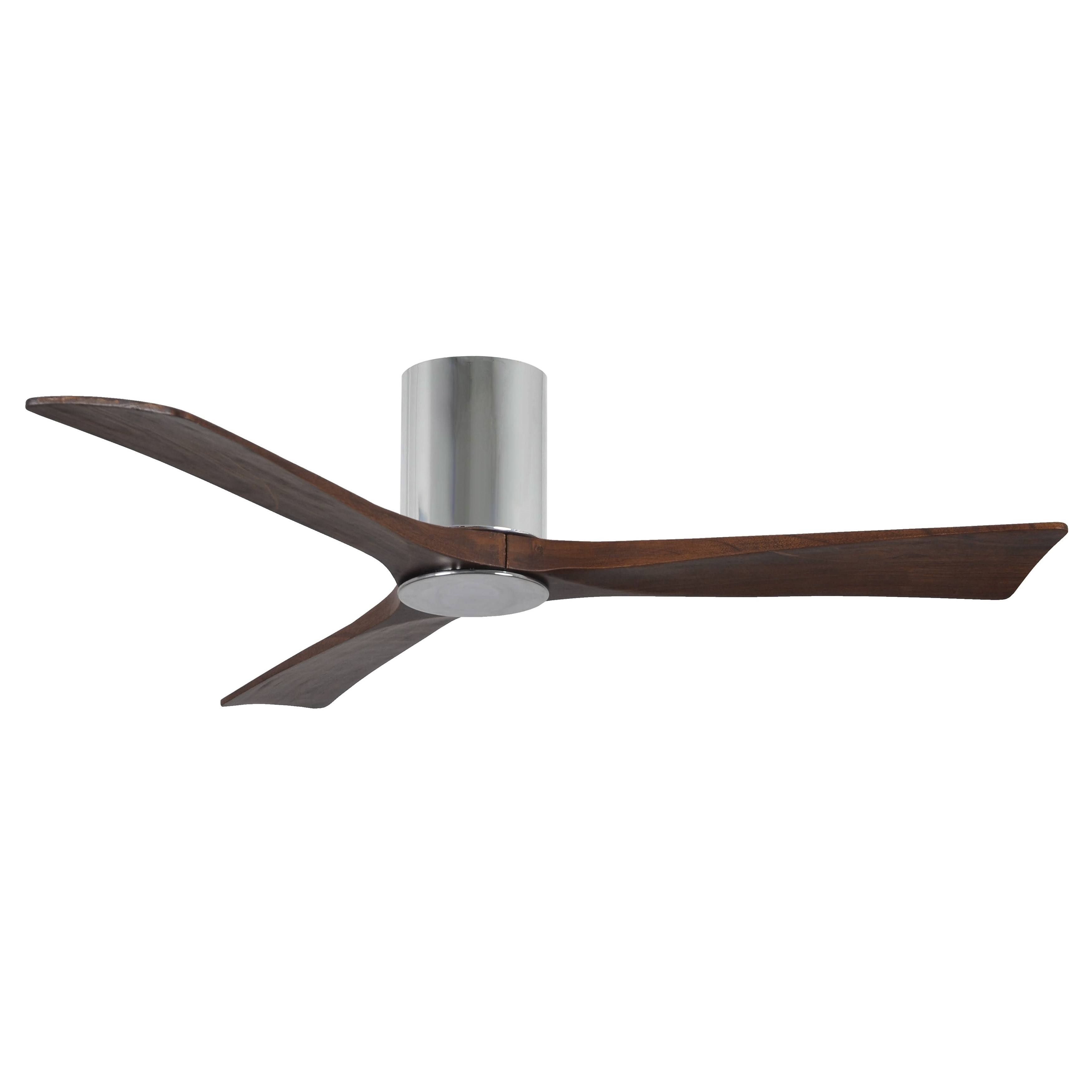 Irene Hugger Ceiling Fan with Light by Matthews Fan Company, Polished Chrome, IR3HLK-CR-WA-52