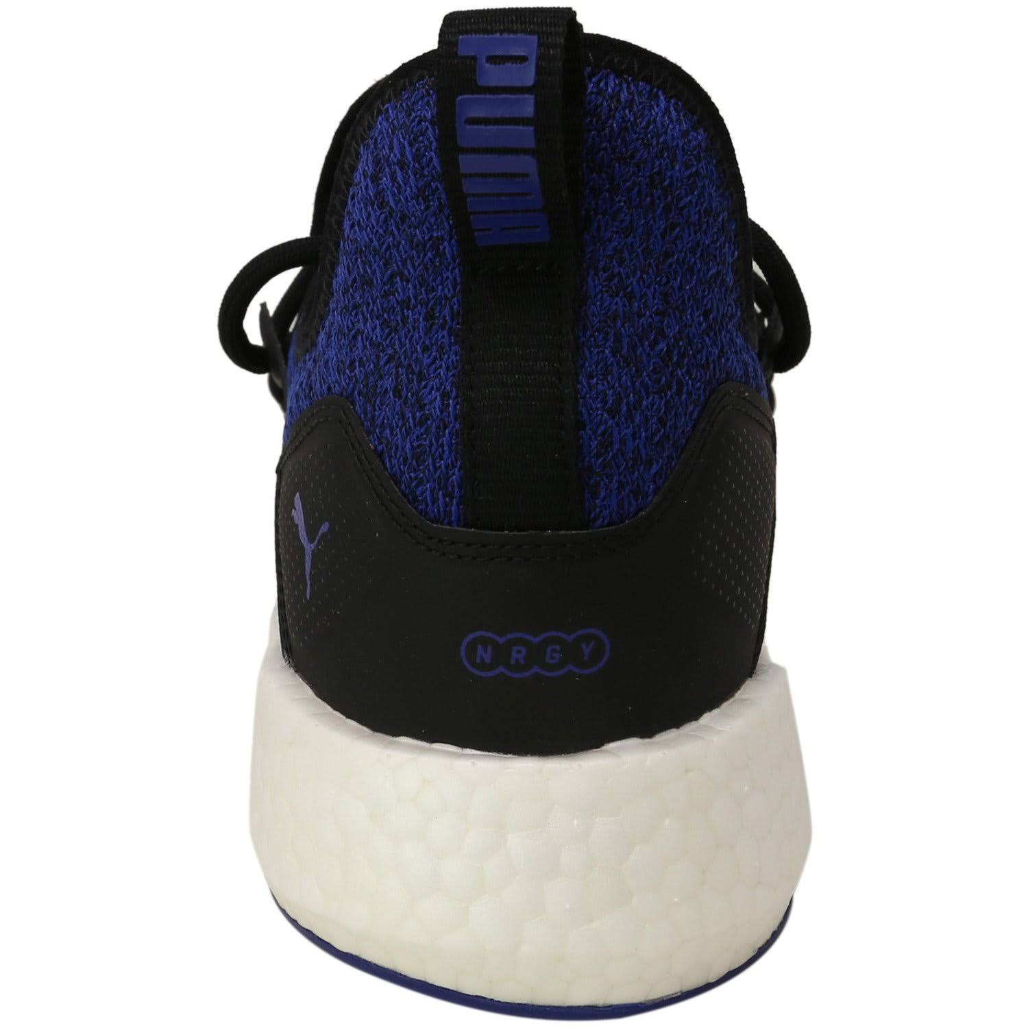 Puma Men's Nrgy Neko Knit Sneaker, Puma Black-sodalite Blue