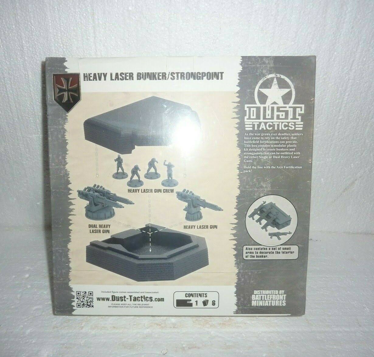 Dust Tactics - Axis Heavy Laser Bunker/Strongpoint Axis Fortification
