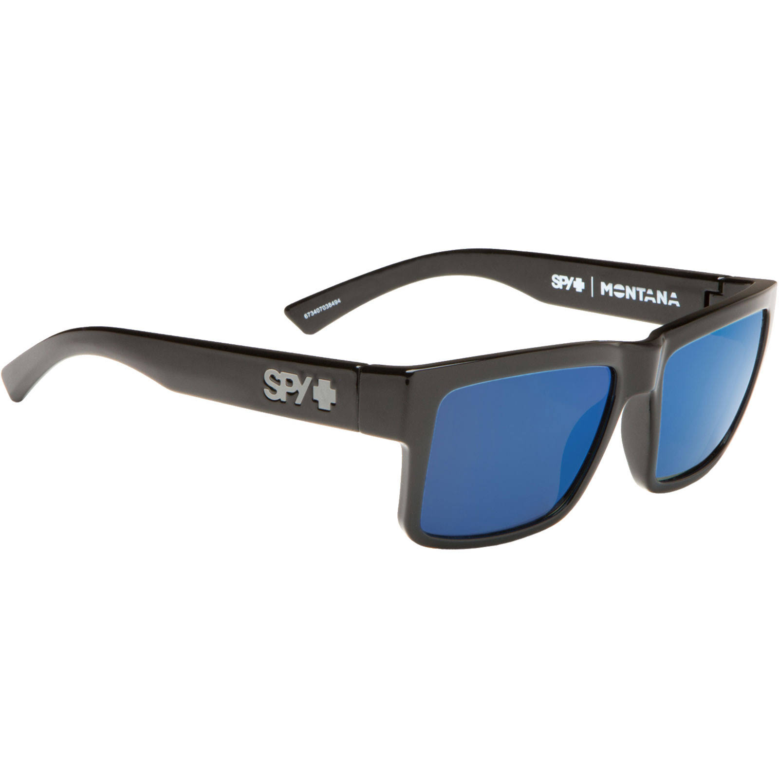 Spy Montana Sunglasses Soft Matte Black/Happy Gray Green