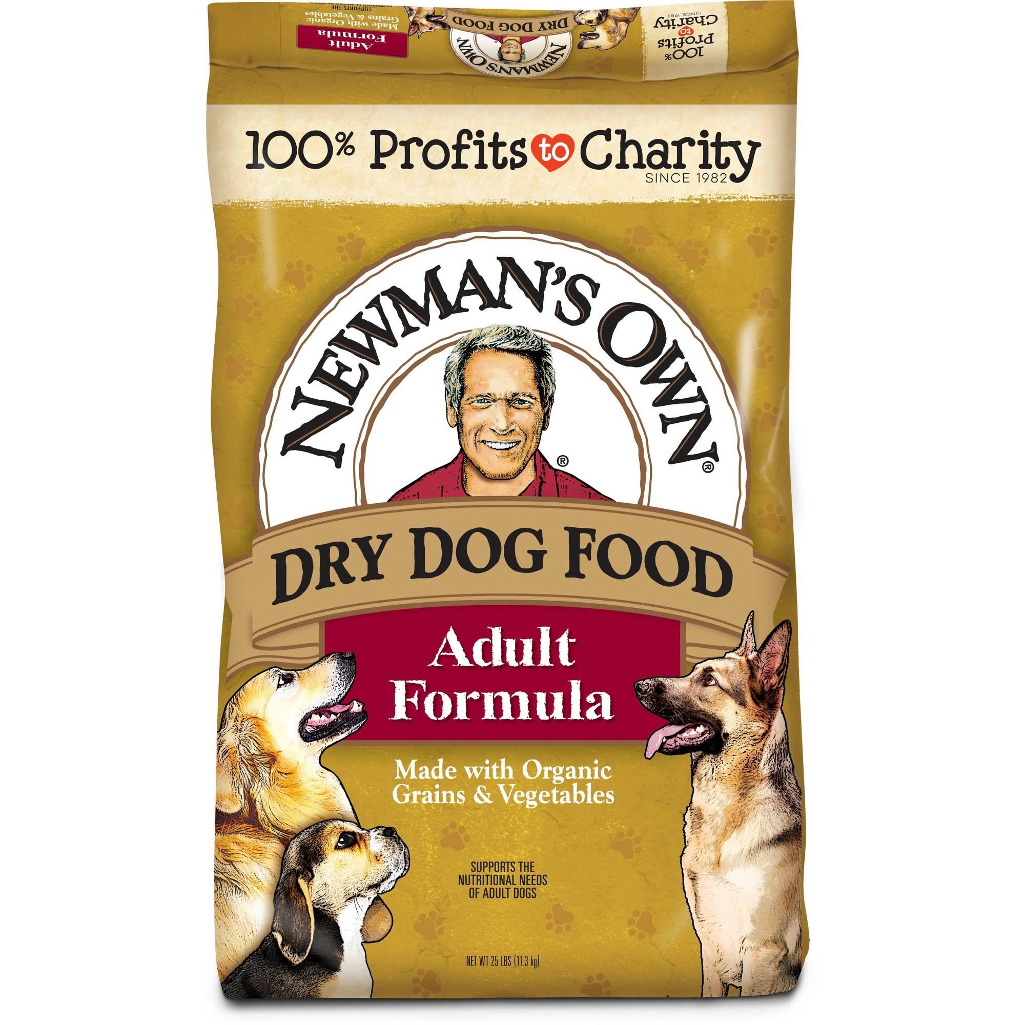 Newmans Own Organics The Second Generation Dog Food, Adult - 25 lb