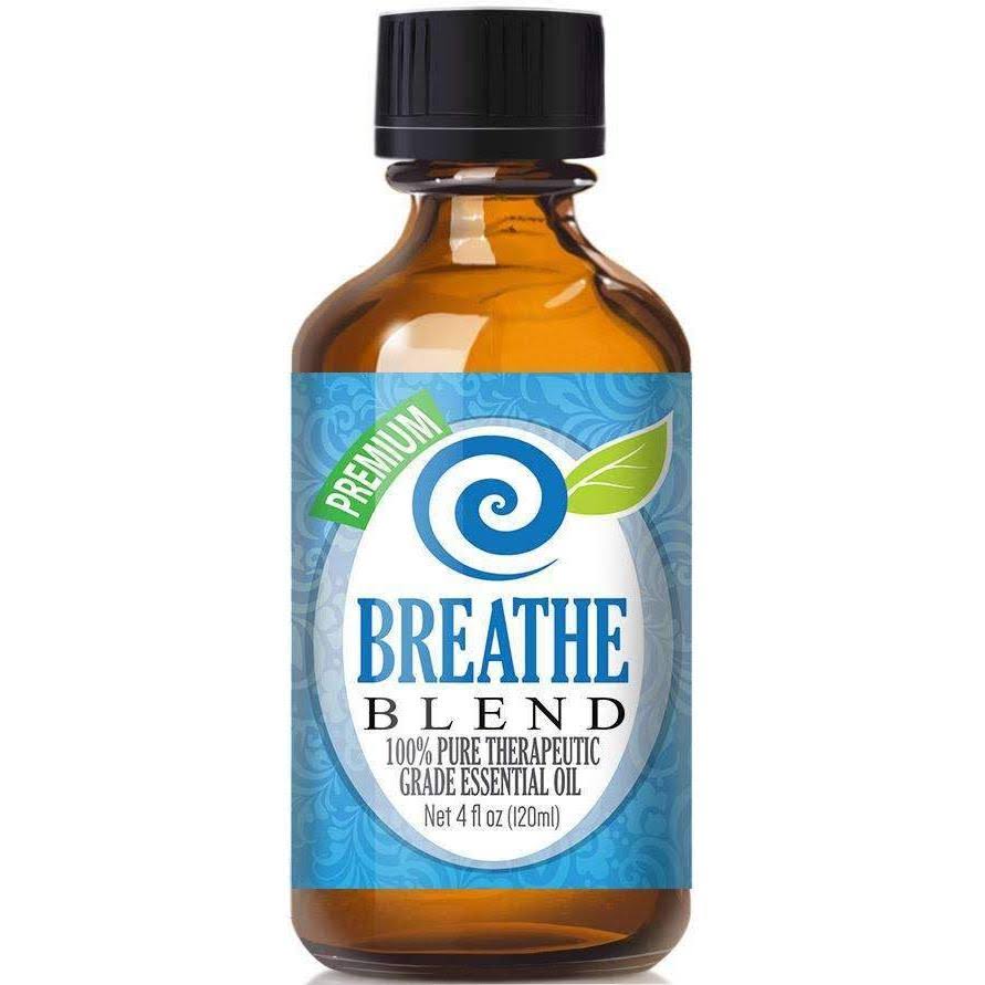 Breathe Essential Oil Blend (100% Pure u0026 Natural) Therapeutic Grade - 120ml