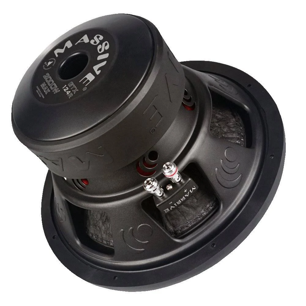 Massive Audio GTX124R - Dual 4 Ohm Subwoofer