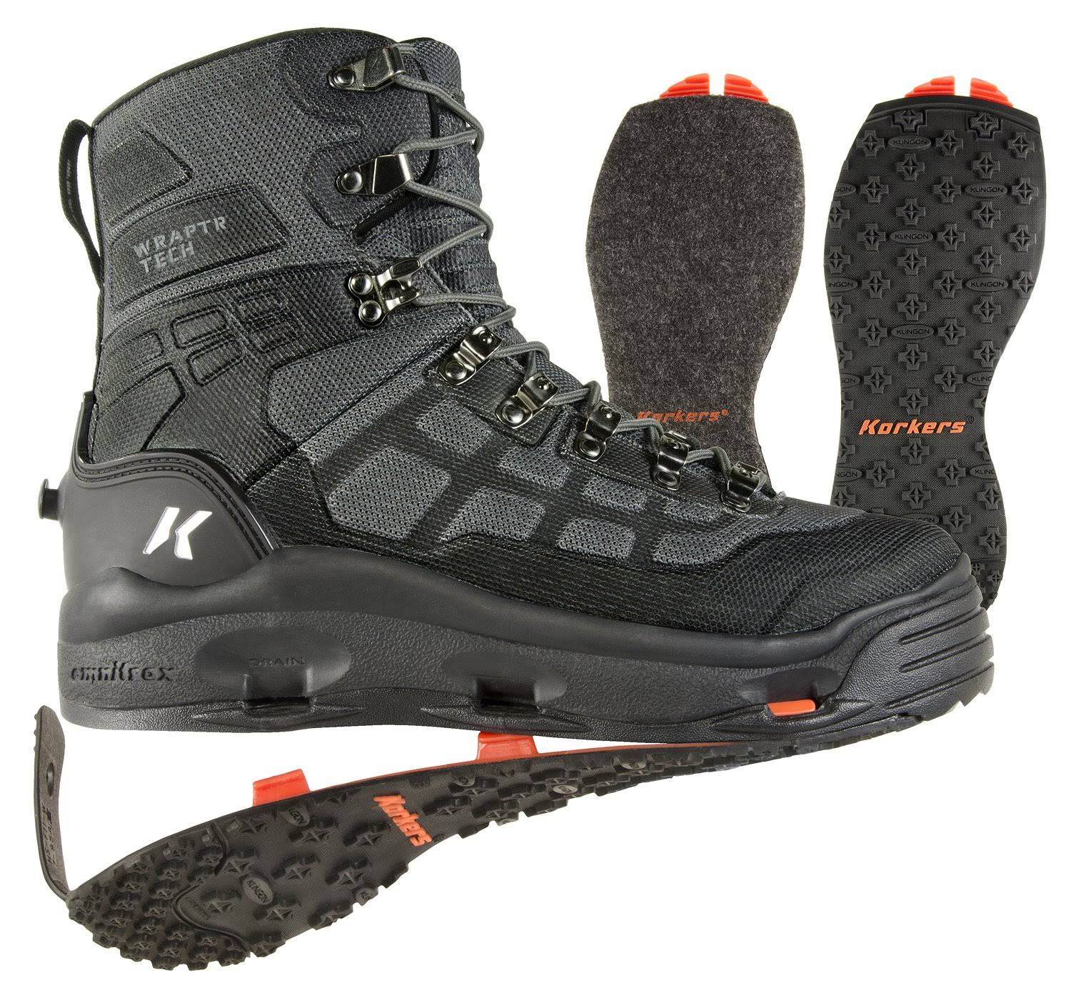 Korkers Wraptr Wading Boot 10 / Felt u0026 Kling on