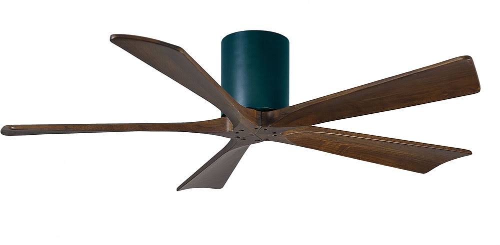 Matthews Fan Company 52x22 Irene 5 Blade Hugger Ceiling Fan Finish: Matte Black IR5H-52
