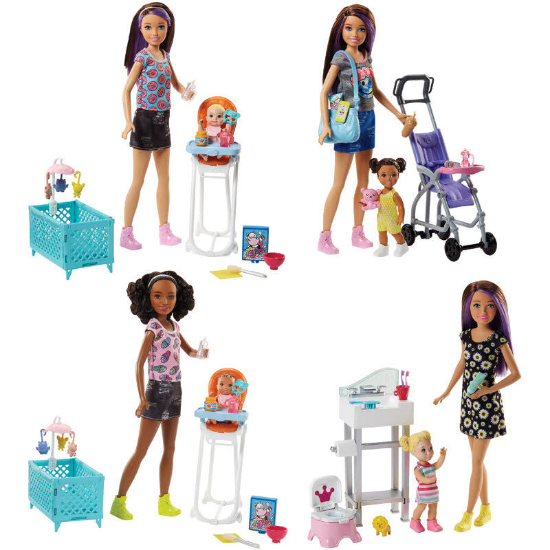 Barbie Kids Skipper Babysitters Doll and Playset Assortment