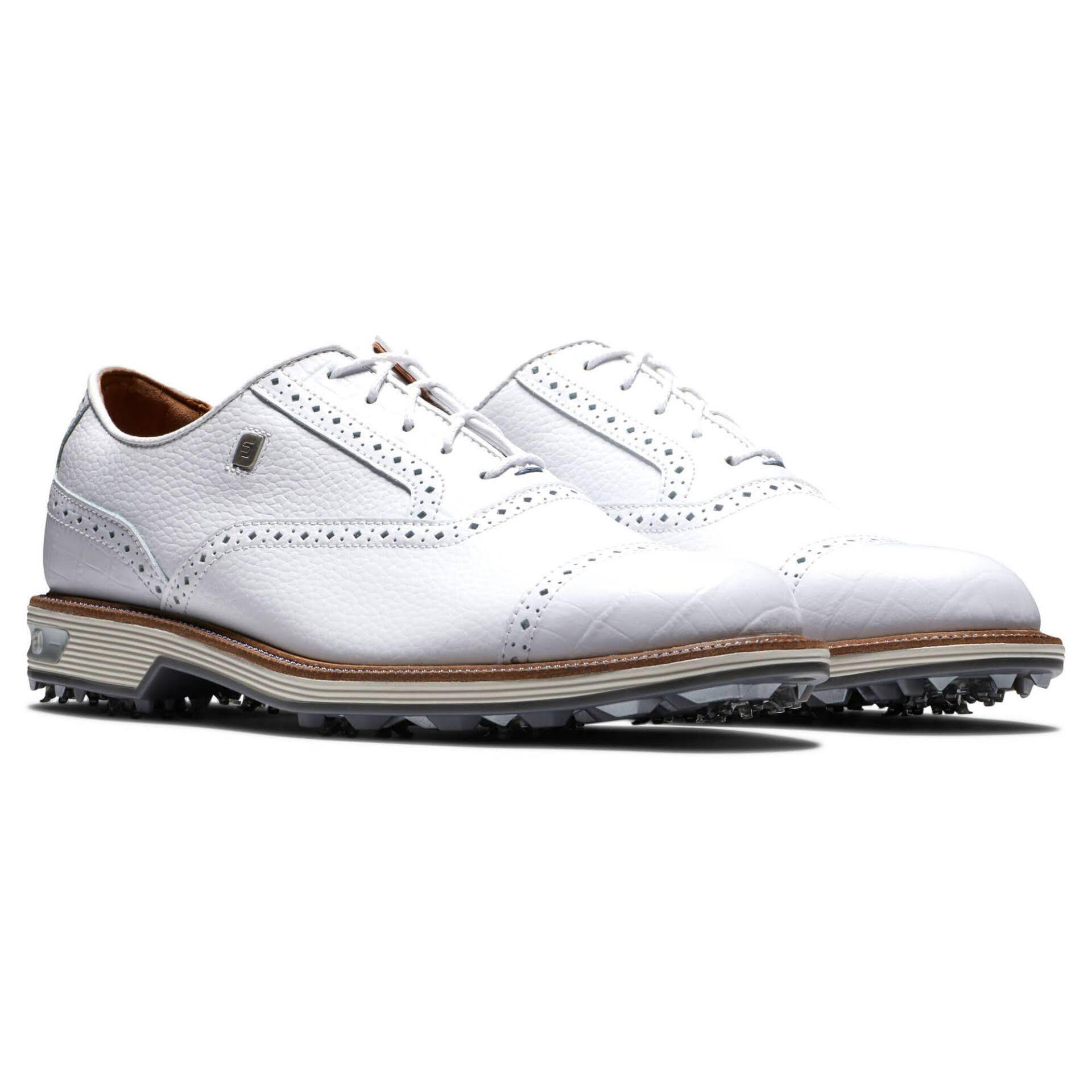 FootJoy Men's DryJoys Premiere Tarlow Golf Shoes, White