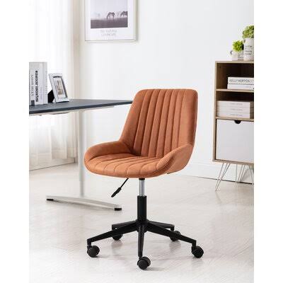 Glenmore Task Chair Mercury Row Upholstery Color: Brown