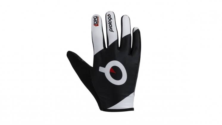 Prologo CPC Cycling Glove Full Finger: Black with White Logo - L