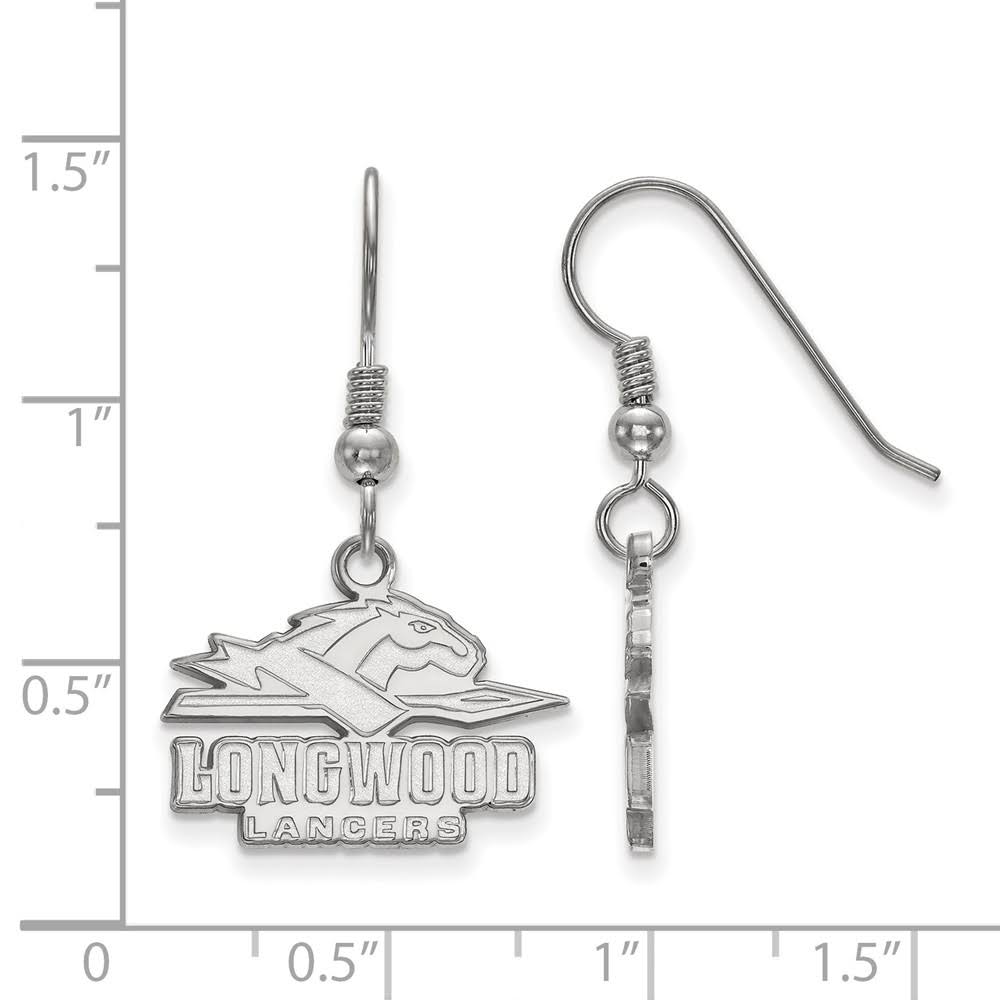 Longwood University Sterling Silver Small Dangle Earrings