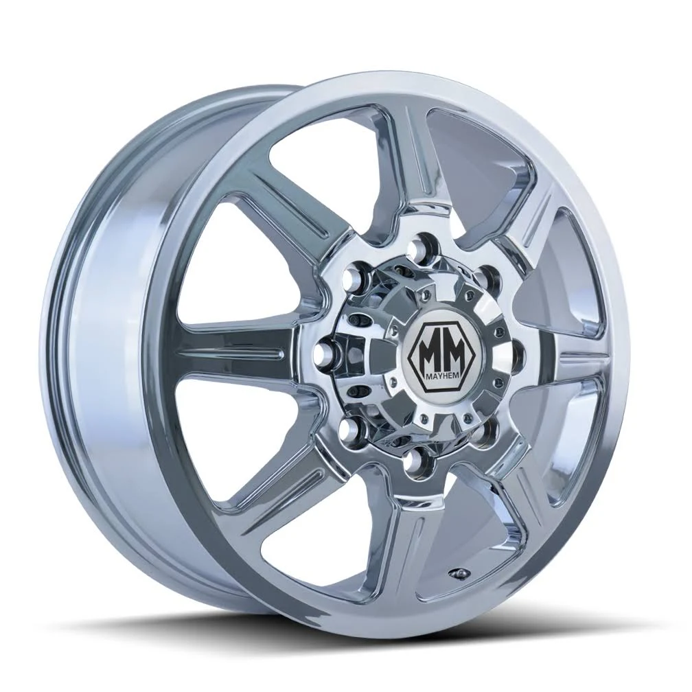 Mayhem Monstir 8101 Dually Front, 20x8.25 Wheel with 8x210 Bolt Pattern - Chrome - 8101-2879CF