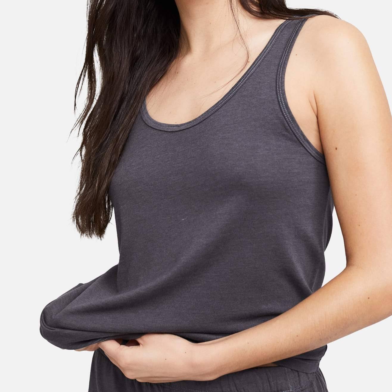 Tencel Sleep Tank Charcoal / 1x