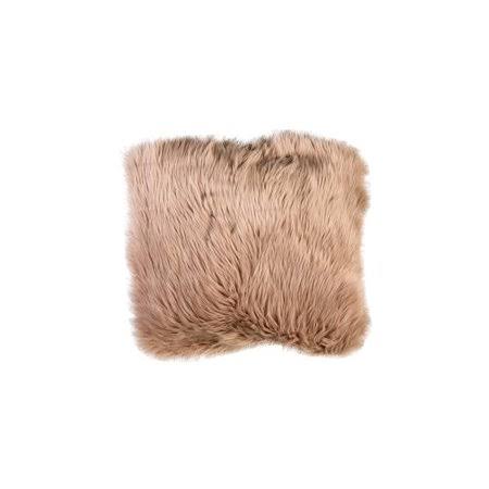 Highgate Square Fur Pillow Cover u0026 Insert Rosdorf Park Color: Blush