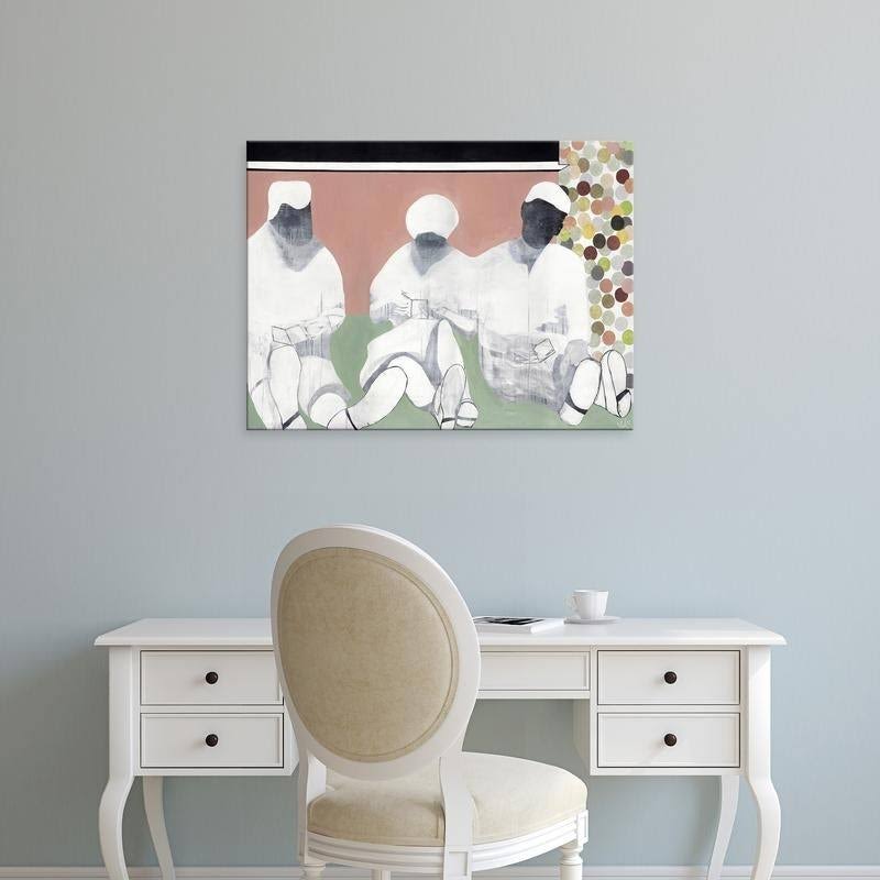 Easy Art Prints Nicolai Kubel Olesen's 'Readable' Premium Canvas Art - 24 x 32 - Classic Black Frame