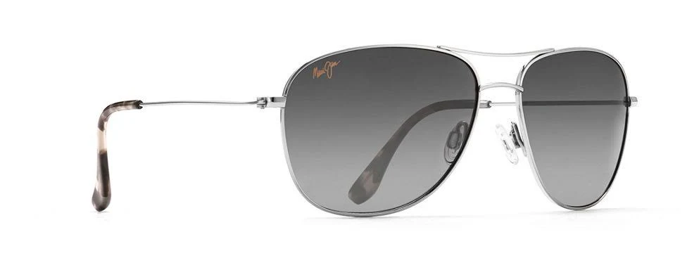 Maui Jim Cliff House Sunglasses Silver
