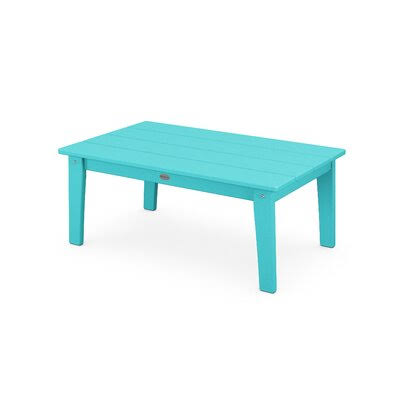 POLYWOOD Modern Plastic Coffee Table Sol 72 Outdoor Color: Aruba