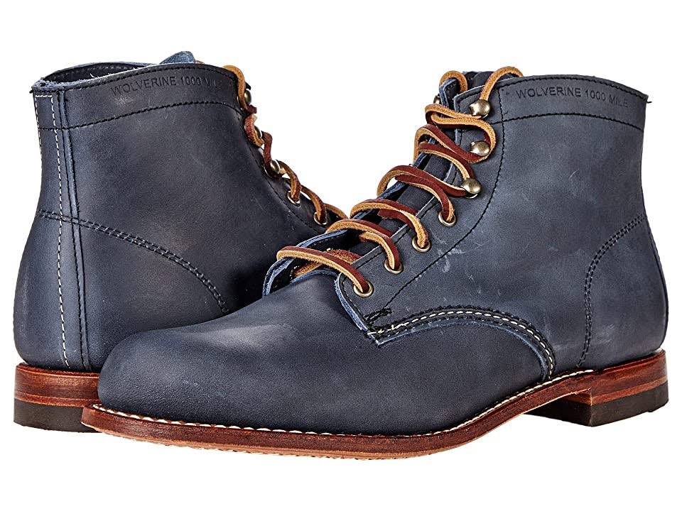 Wolverine Men's Olive Tanned - 1000 Mile Plain-Toe Original Boot Navy, Size 11.5