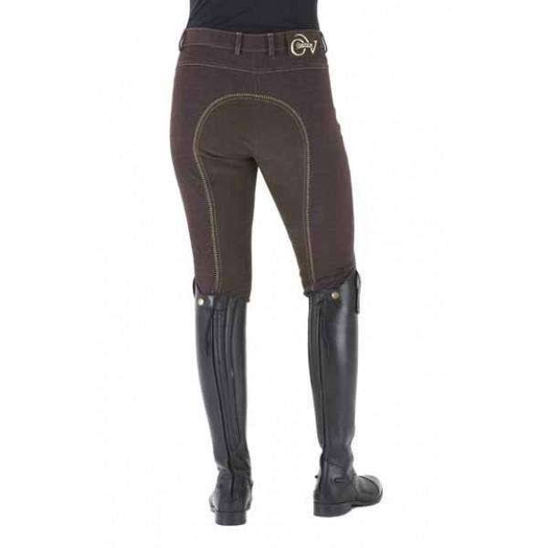 Ovation Euro Melange Full Seat Breech 24 Indigo