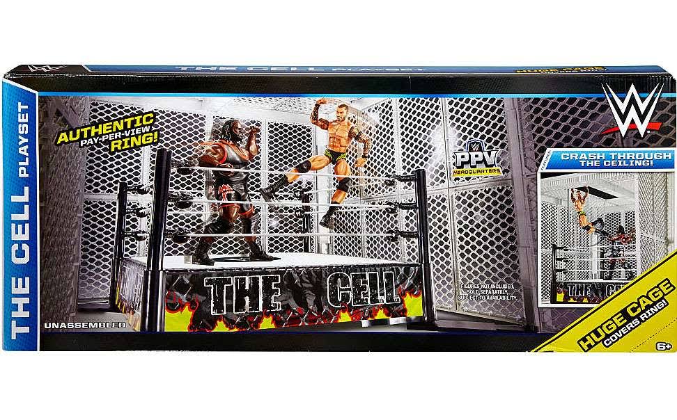 Mattel Toys WWE Wrestling The Cell Deluxe Ring Playset [2015]