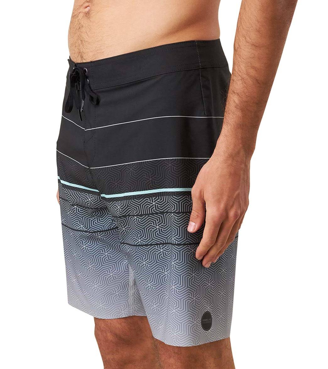 O&Neill Hyperfreak Nomad 19x22 Boardshorts Men's Graphite, 34