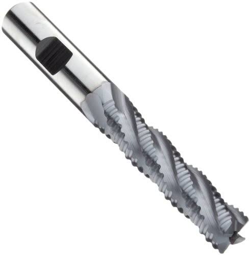 GoVets | Niagara 1/4x22 Diam, Coarse Pitch, 5/8x22 LOC, 4 Flute Cobalt Roughing Square End Mill N71084