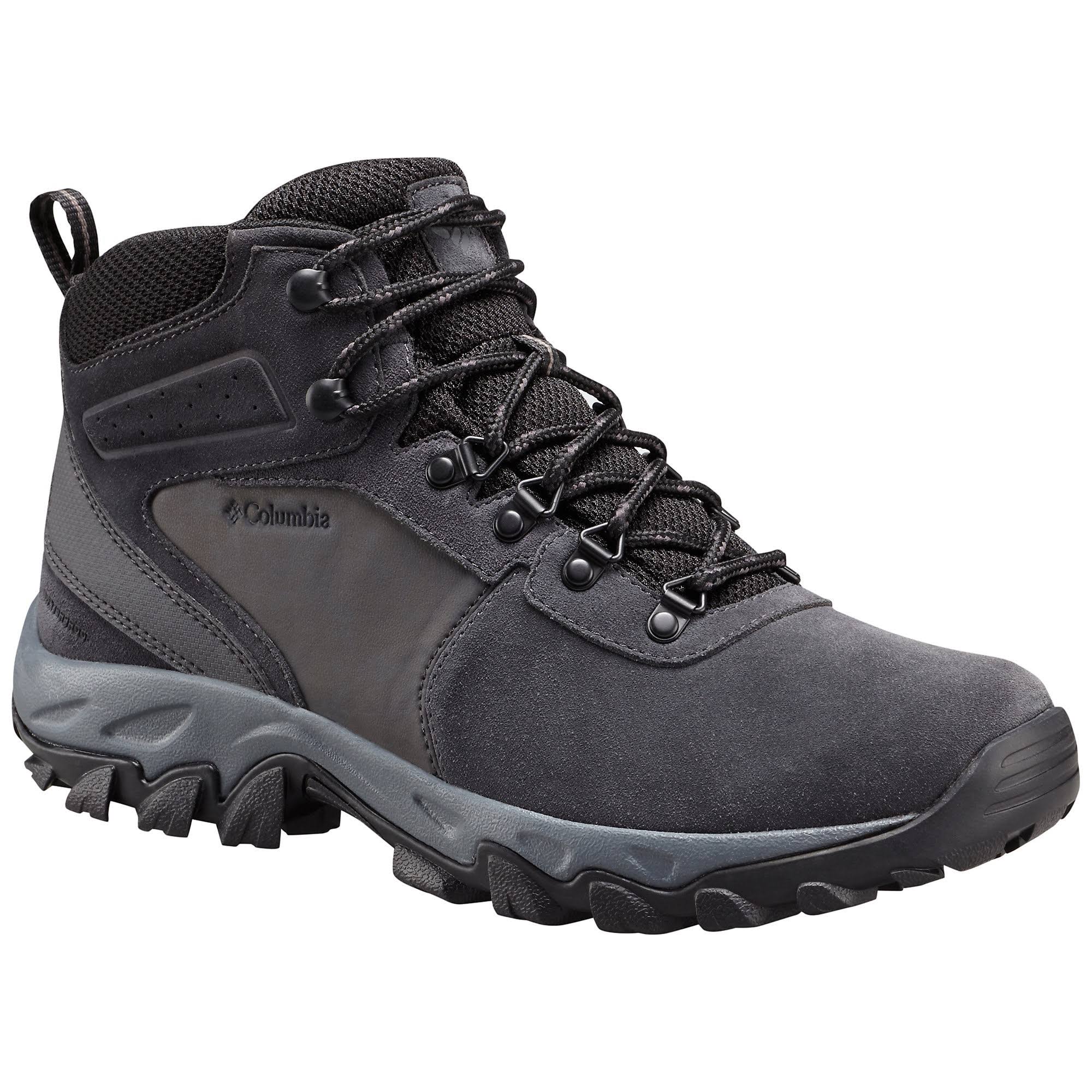 Columbia Newton Ridge Plus II Suede WP 8.5 Men's Shark