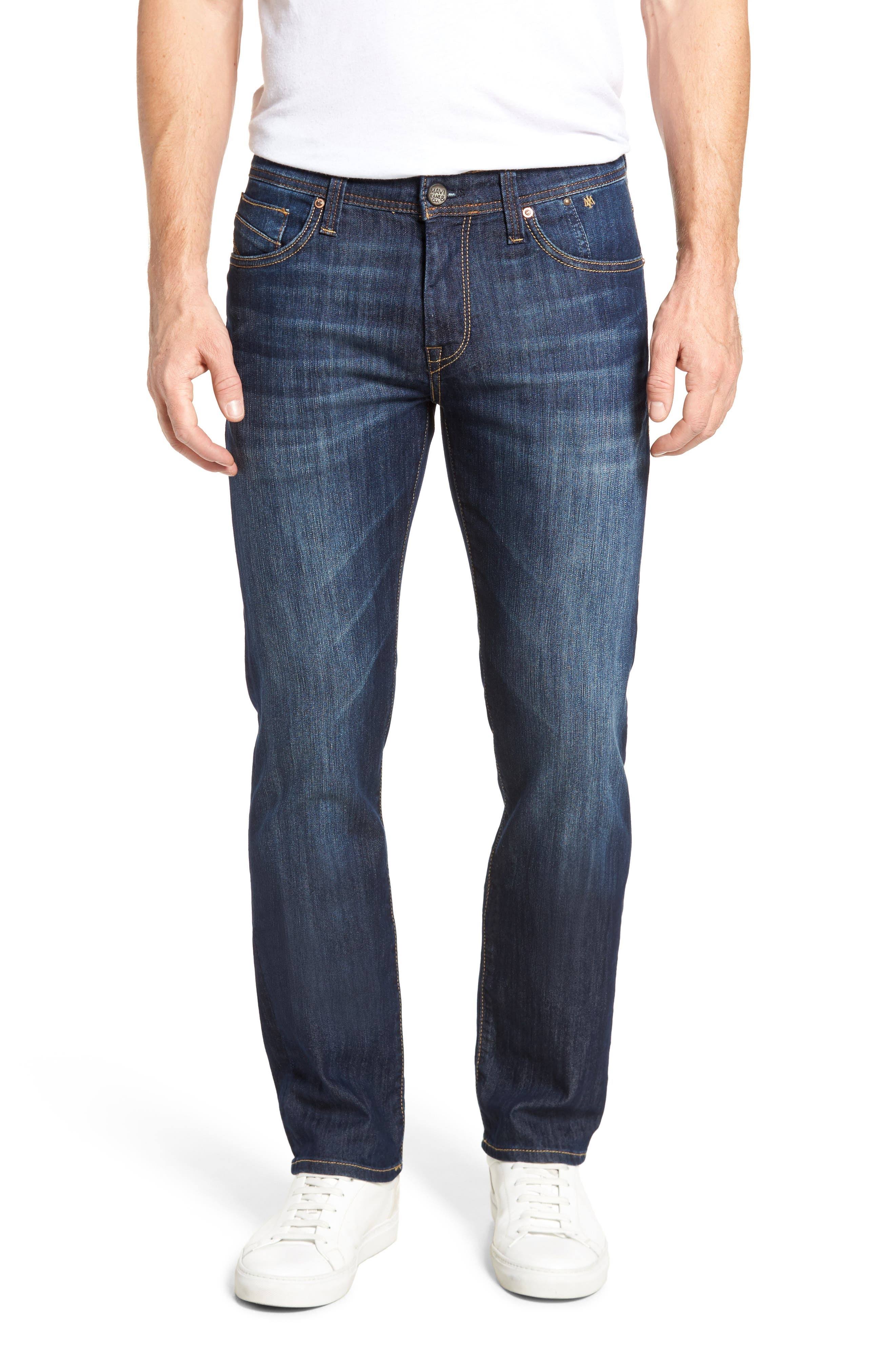 Mavi Men&s Zach Regular Rise Straight Leg Jeans