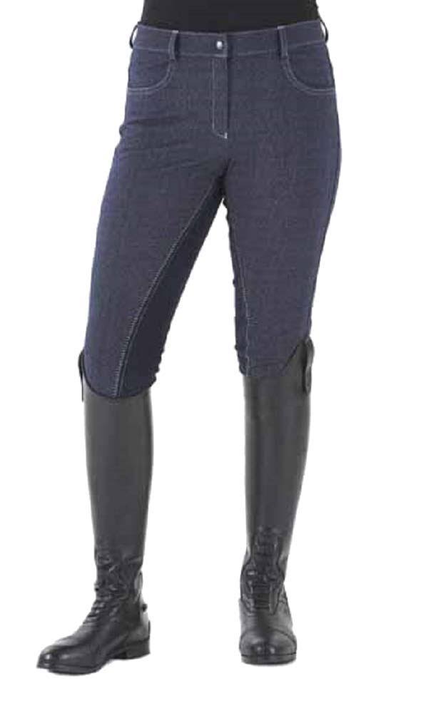 Ovation Euro Melange Full Seat Breech 24 Indigo