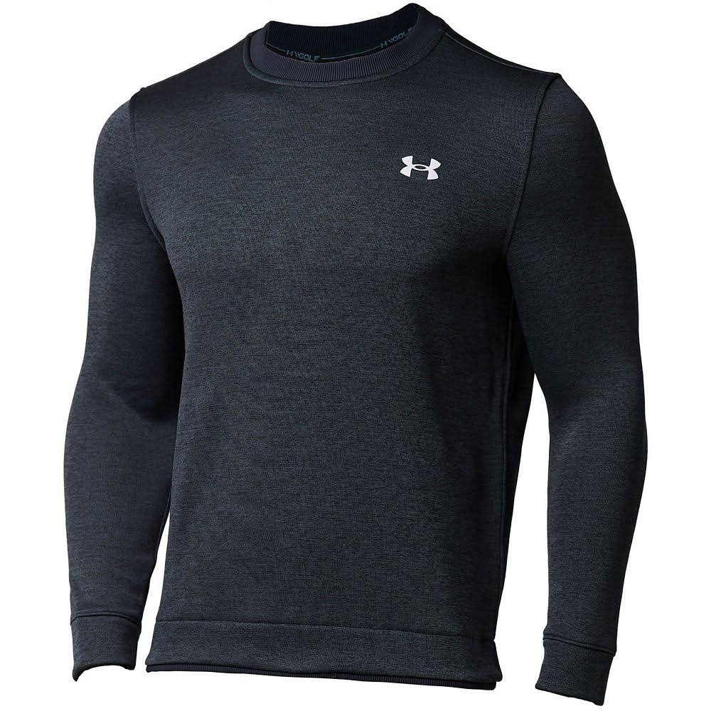 Under Armour Men's Sweaterfleece Crew - Black, LG